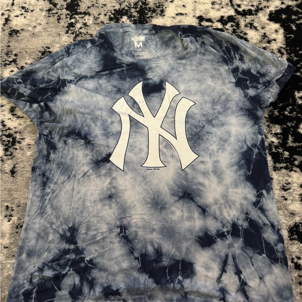 Navy Tie-Dye Short Sleeve Tee